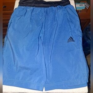 Adidas Blue Athletic Performance Shorts In A Womens Small. EUC.
